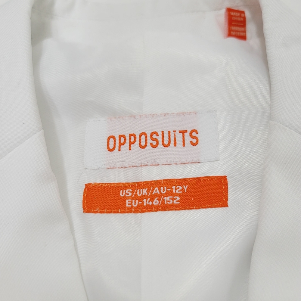 Nwt OPPOSUITS TEEN BOYS WHITE KNIGHT - Picture 5 of 14